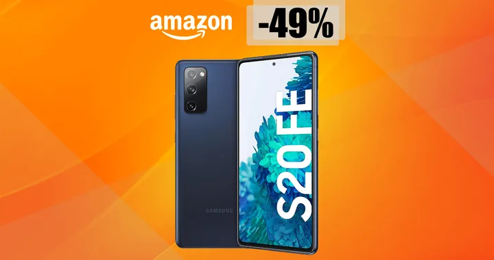 Samsung Galaxy S20 FE a quasi METÀ PREZZO su Amazon: solo 343€