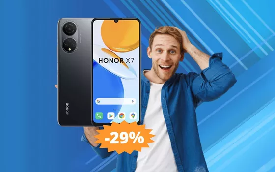 Honor X7: IMPOSSIBILE trovare di meglio a questo prezzo (-29%)