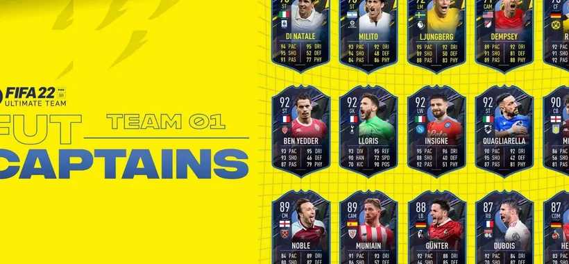 FIFA 22 FUT Captains, ecco i giocatori del Team 1 con Milito e Insigne