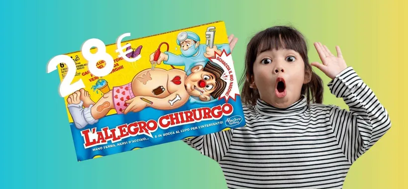 L'Allegro Chirurgo: gioco divertente per grandi e piccoli in OFFERTA a 28€