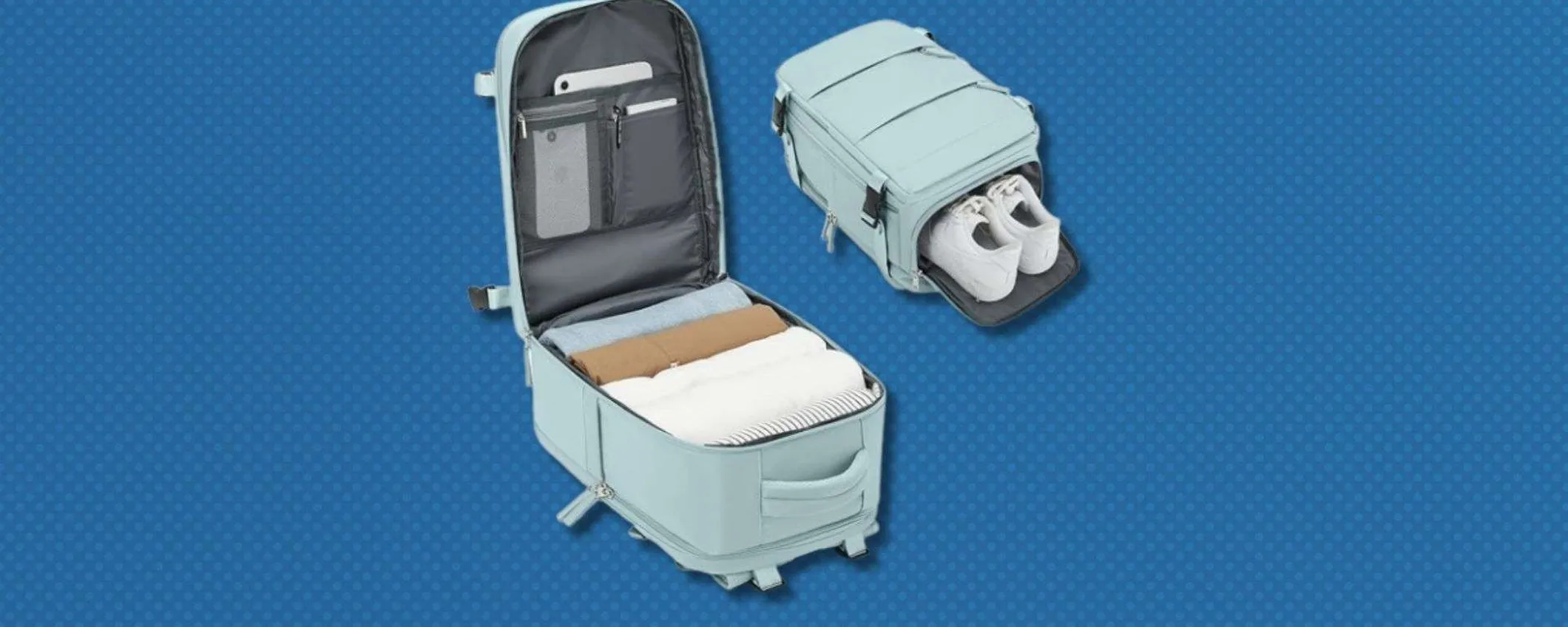 Zaino valigia per Ryanair (40×20×25 cm): comodissimo e in SUPER OFFERTA su Amazon