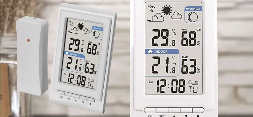 Stazione meteo con sensore esterno a 22€ per un regalo APPREZZATISSIMO