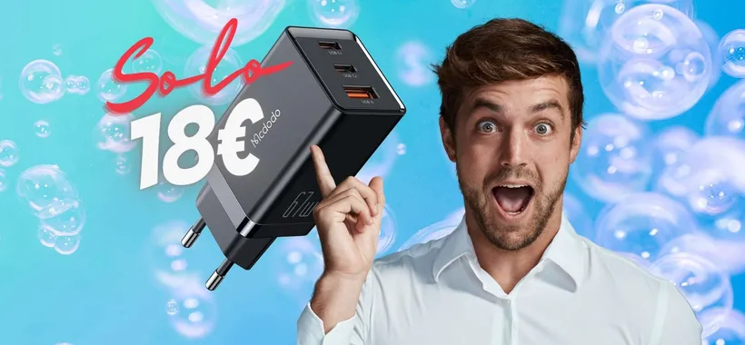 Caricatore USB da 67W e 3 porte: super compatto ed ECONOMICO (18€)