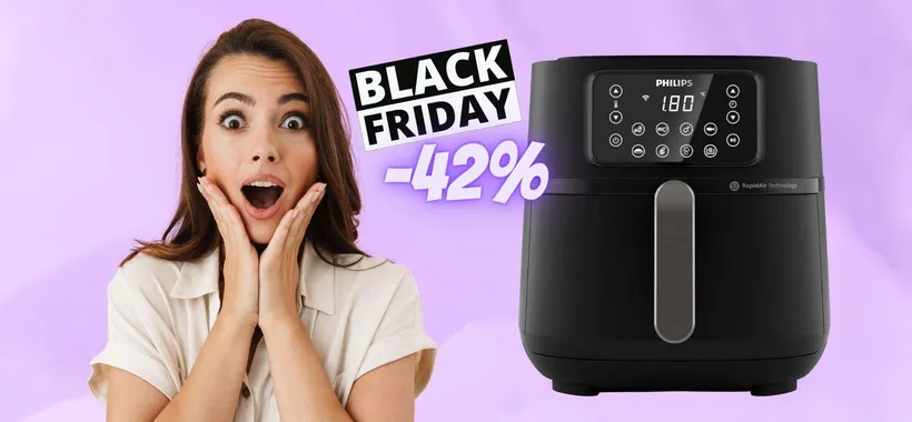 Philips Series 5000: friggitrice ad aria Premium in SCONTO del 42%