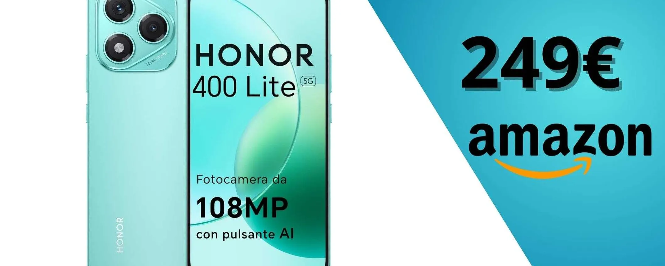 Honor 400 Lite: nuovissimo, potente e già in offerta ad un prezzo super