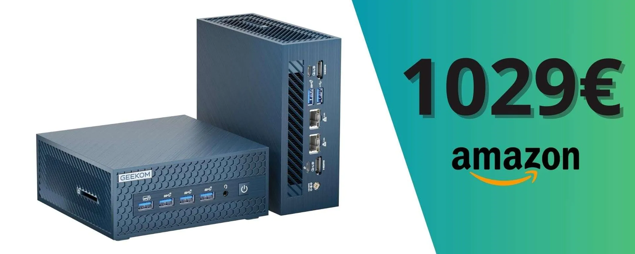 Geekom IT1 Mega in offerta: potenza ECCEZIONALE in formato ultra-compatto