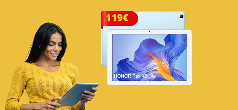 HONOR Pad X8 Lite: tablet economico a 119 euro su Amazon