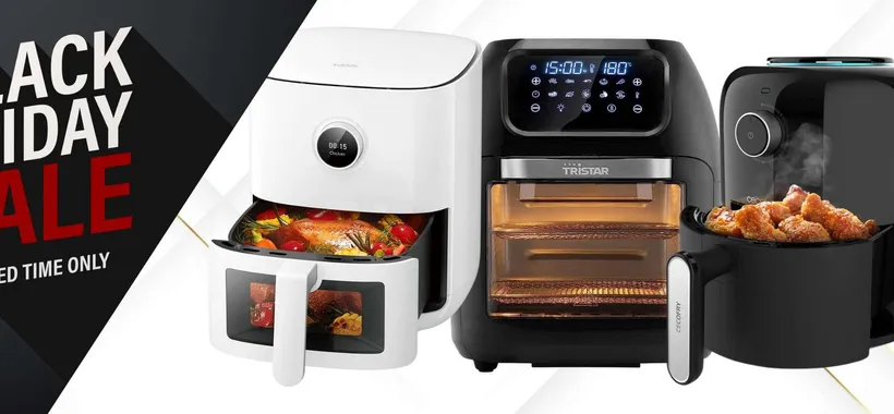 Friggitrici ad aria da 34€ su Amazon: sconti CLAMOROSI al Black Friday