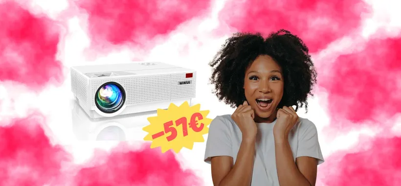 Videoproiettore FHD WiMiUS in SCONTO di 57€ su Amazon