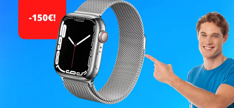 Apple Watch Series 7: -150€ su Amazon CORRETE