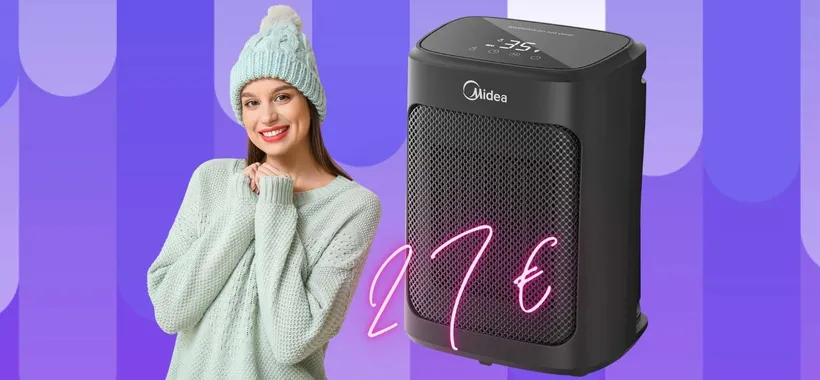 Stufetta elettrica che consuma pochissimo e garantisce un grande calore a soli 27€