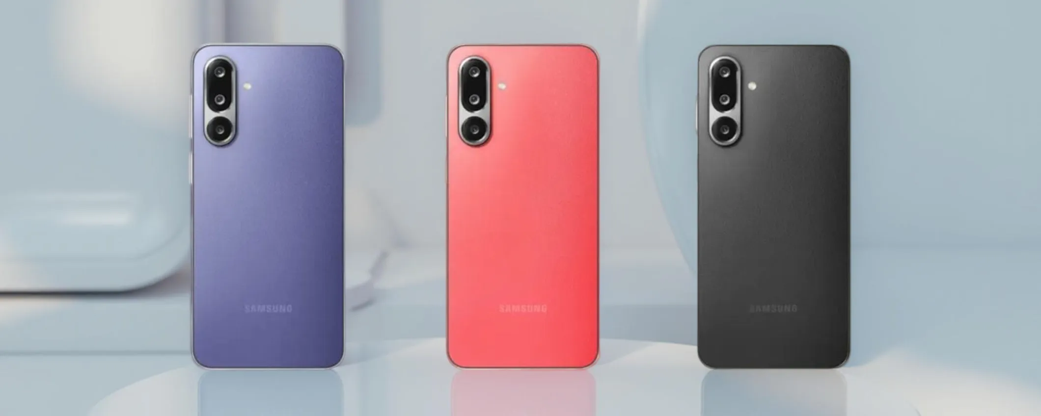 Samsung ha lanciato uno smartphone con motivo in pelle sul retro