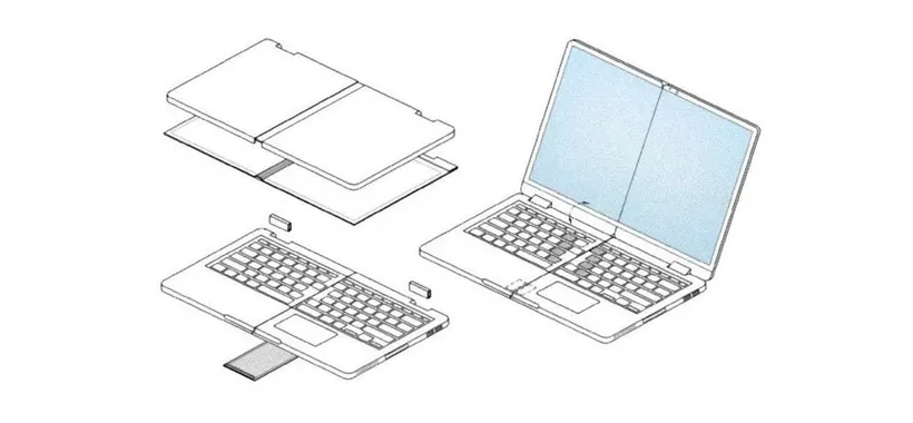 Samsung ha brevettato un laptop che... si fa letteralmente in 4!