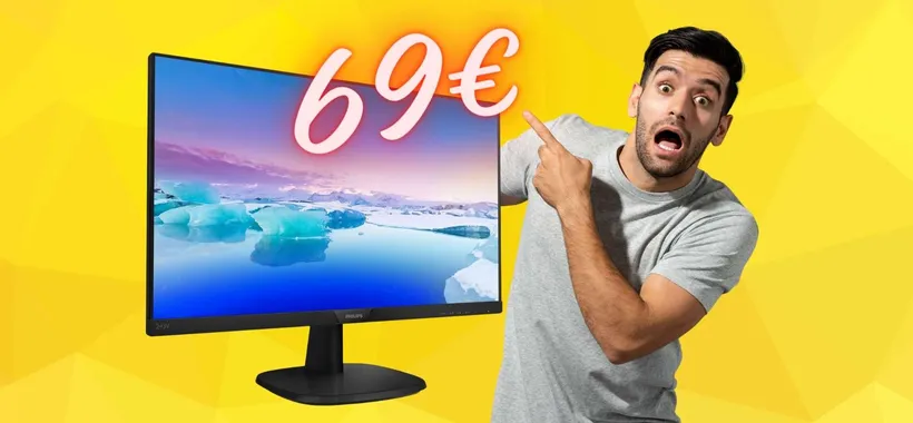 Monitor Philips da 24 pollici oggi tuo al PREZZO BOMBA di 69€ (Amazon)