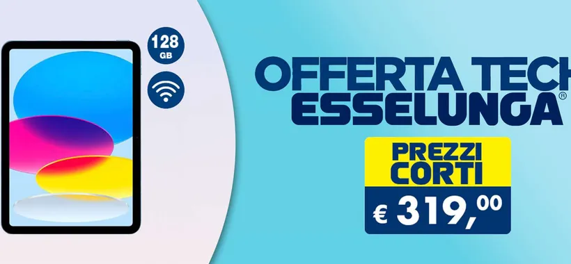 iPad 11 in maxi sconto: con l'offerta tech di Esselunga è tuo a 319€
