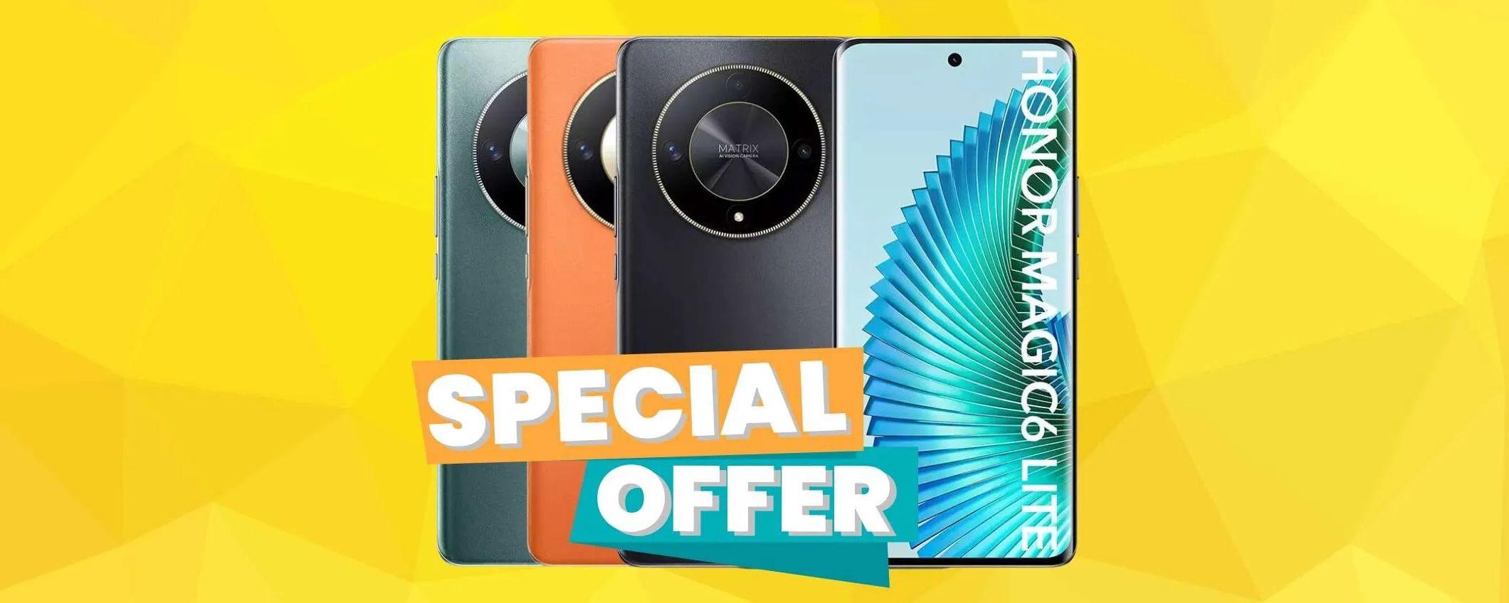 HONOR Magic6 Lite da 512GB crolla a un PREZZO MAI VISTO