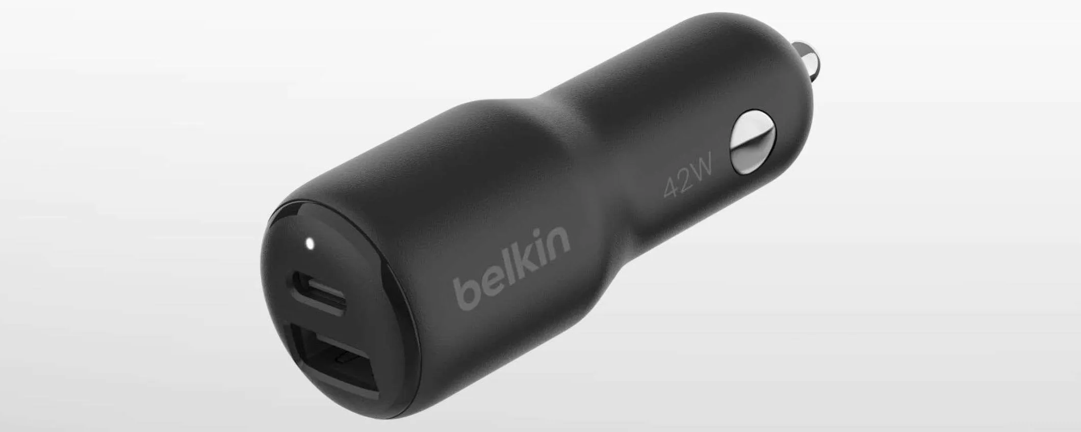 Doppio caricatore da auto Belkin a metà prezzo: offerta da non perdere