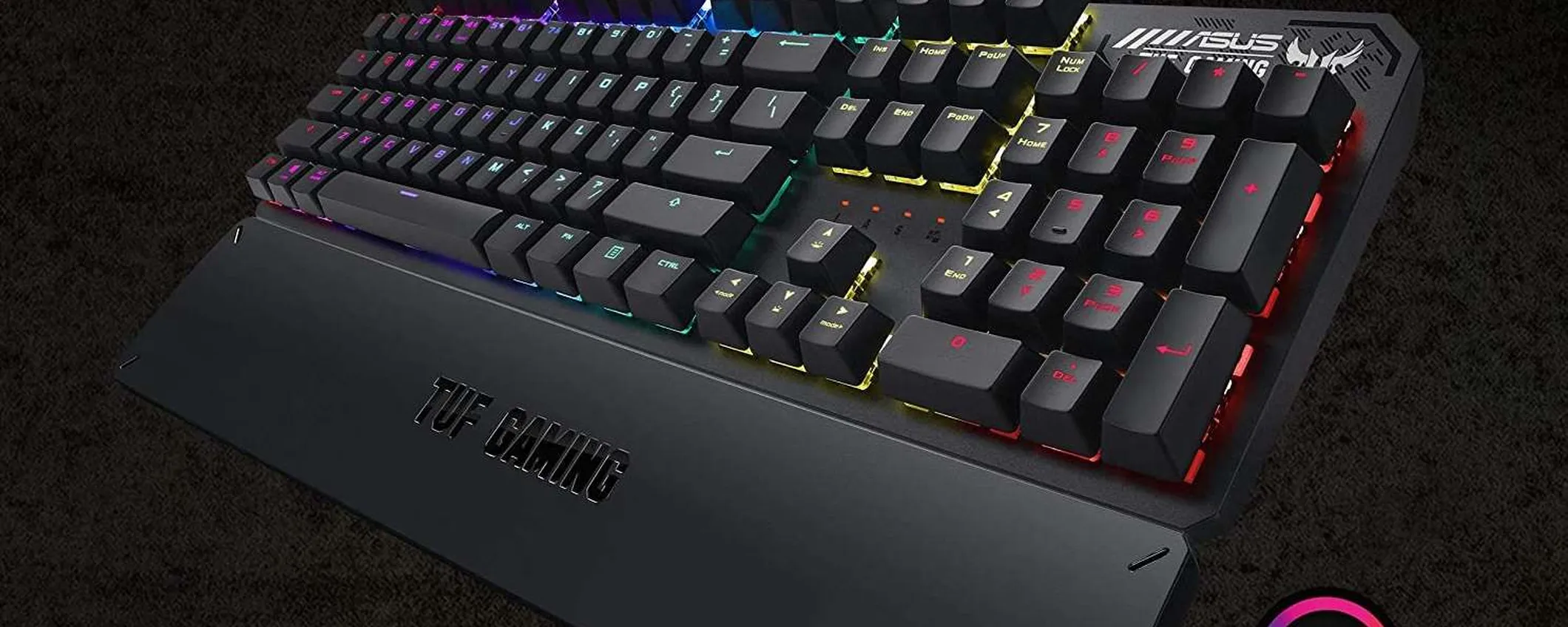 Questa tastiera meccanica ASUS TUF è in offerta ad un OTTIMO PREZZO su Amazon (-40€)