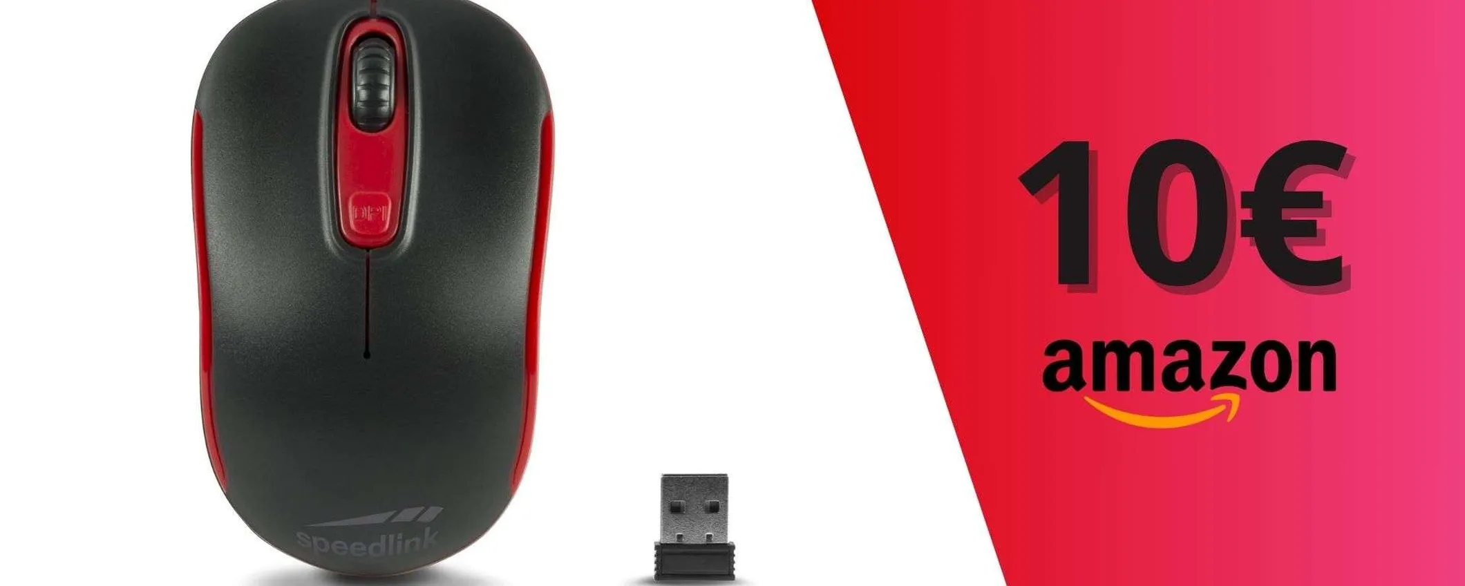Mouse Wireless Speedlink CEPTICA a soli 10€ con sconto del 10%!