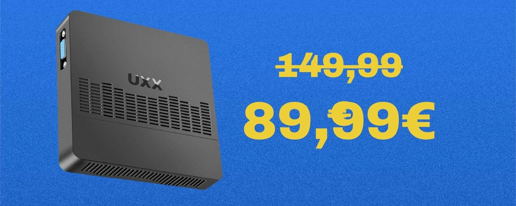 UXX Newest in offerta: questo potente Mini PC oggi costa meno di 90€