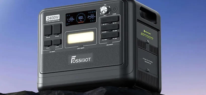Una centrale elettrica solare COMPLETISSIMA: Fossibot F2400 è in gran sconto