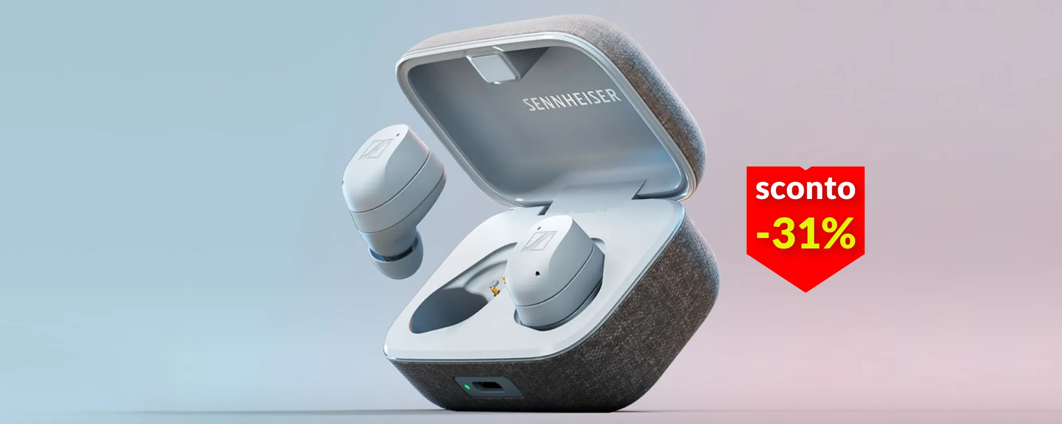Gli auricolari Sennheiser non costano mai così poco: è un evento raro (-31%)