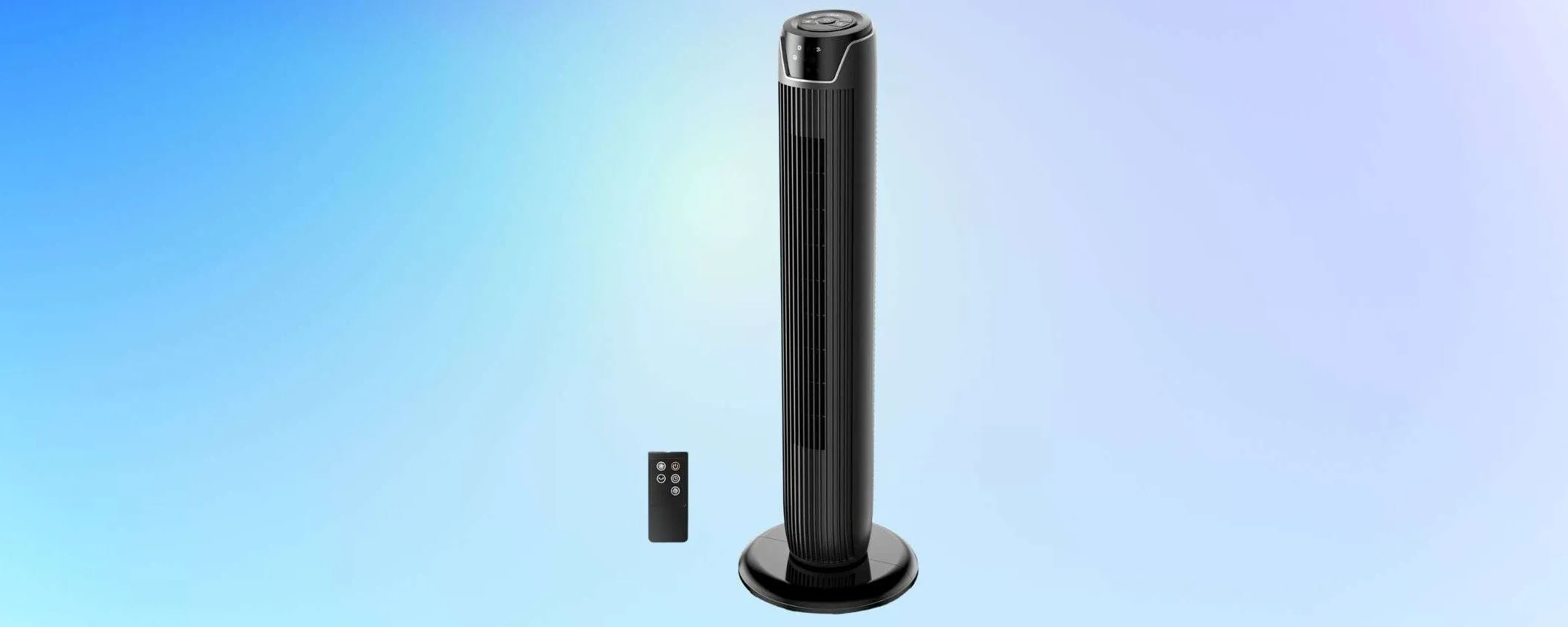 FRESCO INTENSO con questo ventilatore a torre silenzioso in offerta Amazon