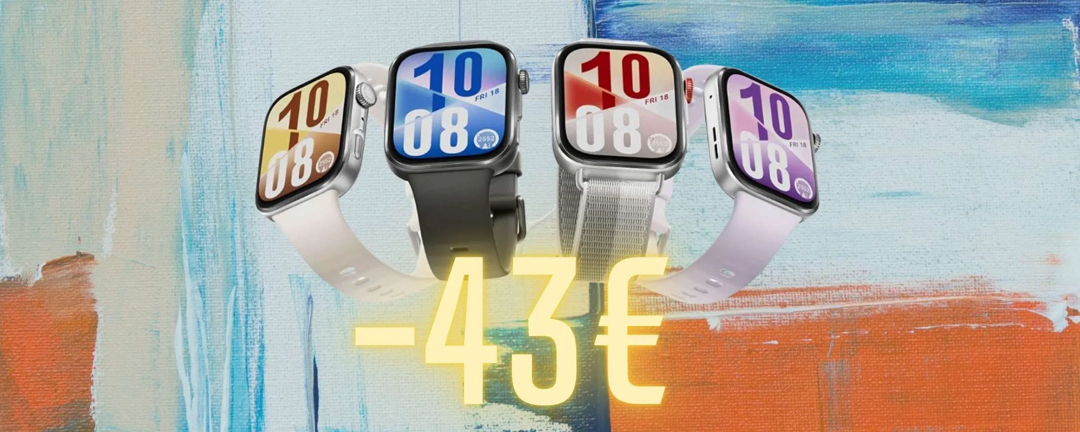HUAWEI WATCH FIT 4 con doppio sconto Amazon RISPARMI 43€