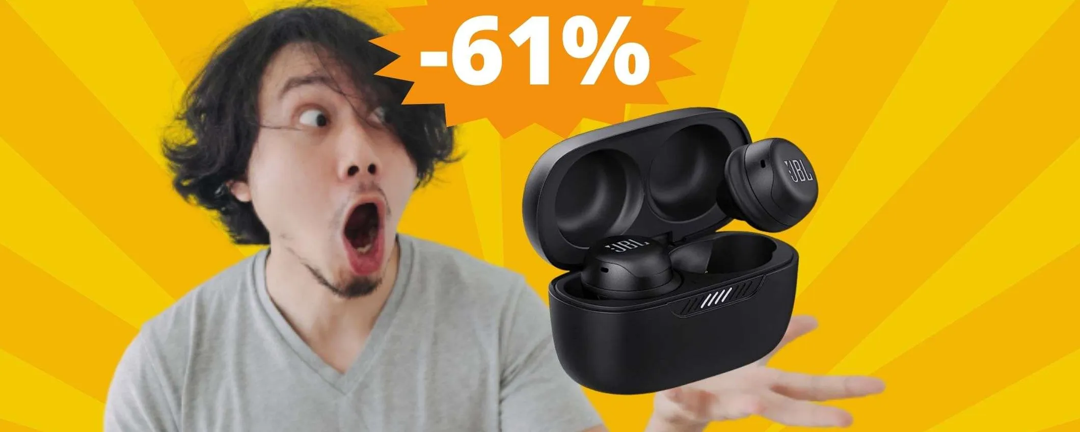 JBL Live Free: cuffie TWS Premium, ad un prezzo stracciato (-61%)