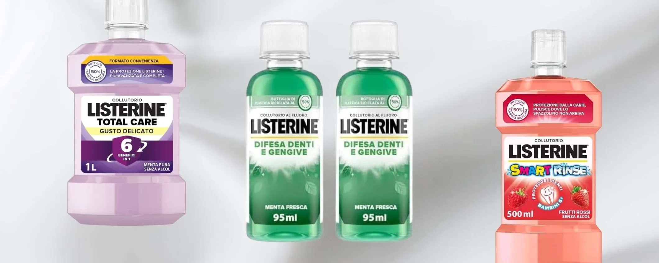 Amazon SVUOTATUTTO Listerine: collutorio premium in promo da 2,20€