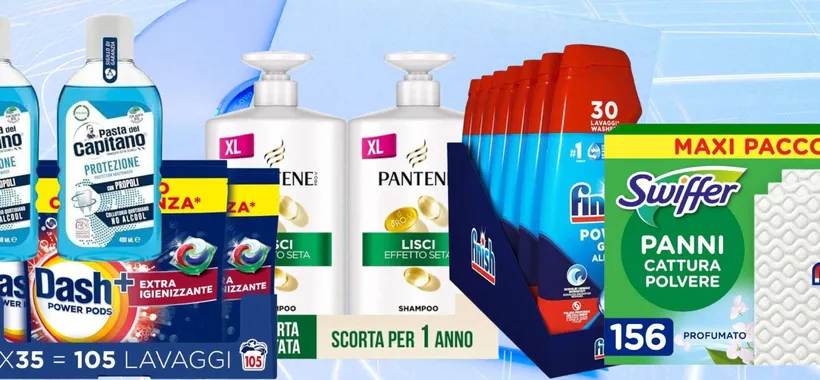 Dash, Swiffer, Gillette e non solo: promo scorta SHOCK su Amazon (da 2,30€)