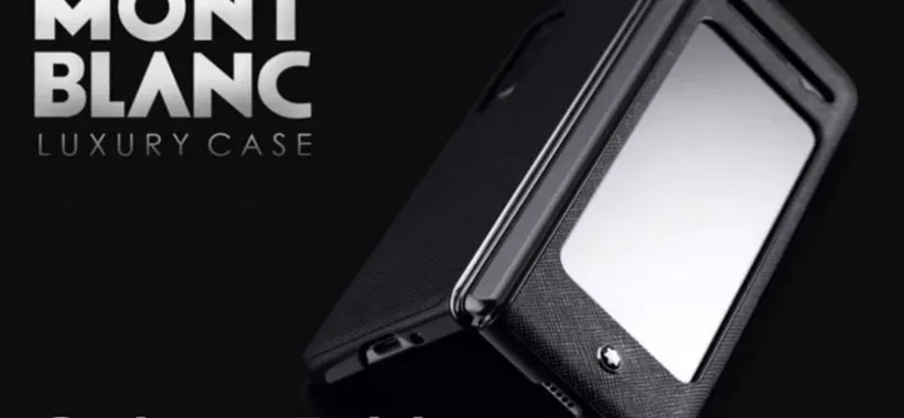 Samsung Galaxy Fold 5G: la custodia è Montblanc