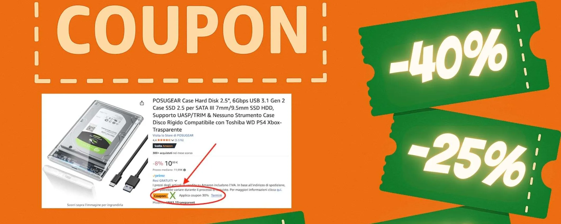 Amazon FIERA del COUPON: 16 occasioni straordinarie a meno di 15€