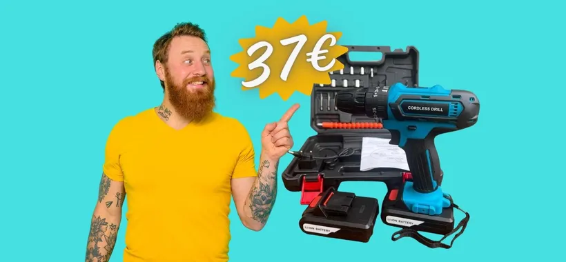 Torna l'EPICO trapano avvitatore a percussione con valigetta a SOLI 37€