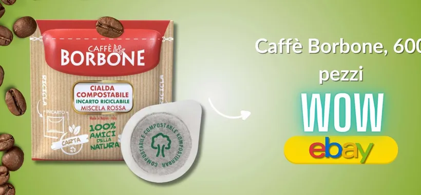 Fai la scorta: 600 cialde ESE Caffè Borbone miscela rosso a prezzo TOP