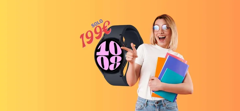 Samsung Galaxy Watch6 a soli 199€ con il Black Friday di Unieuro