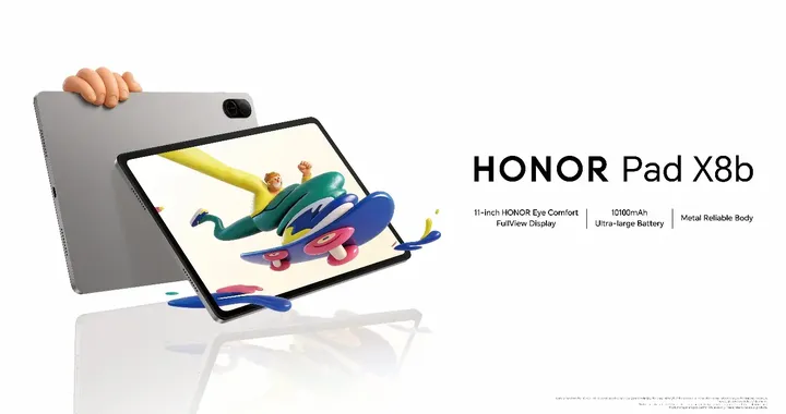 HONOR Pad X8b debutta in Italia: tablet sottile, batteria maxi e AI con Gemini a 229 euro