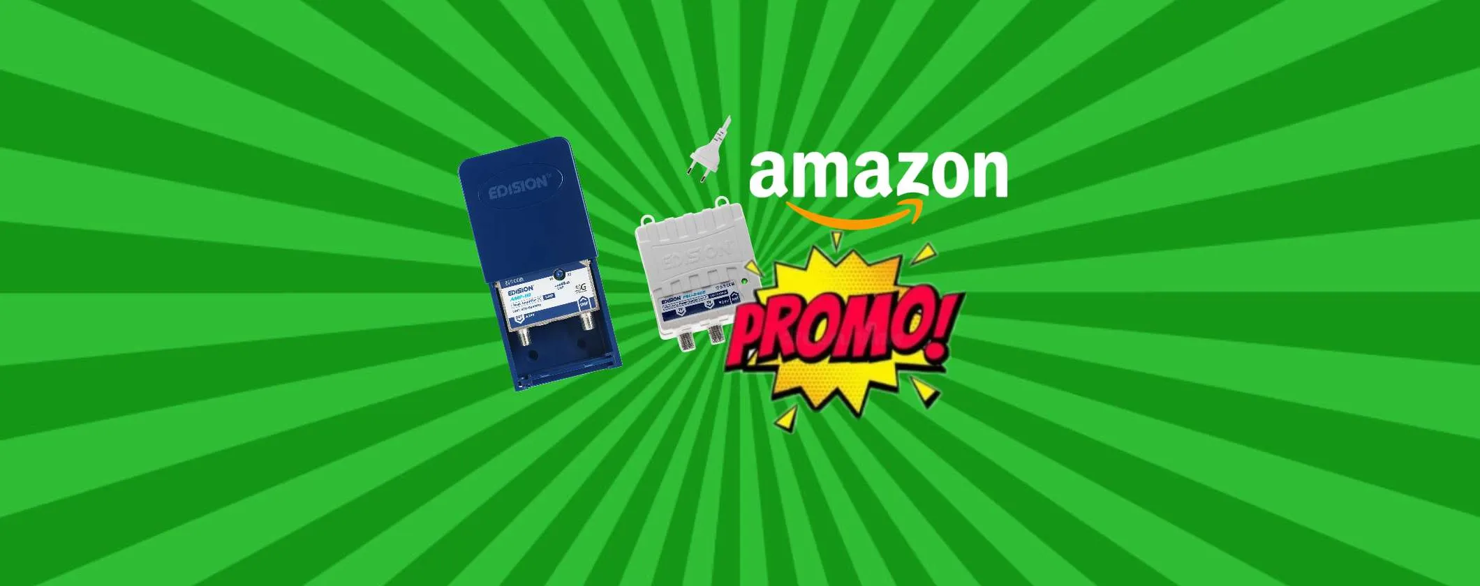 Canali illimitati e gratuiti con il Kit Edision Mak-100: amplificatore antenna e filtro 5G