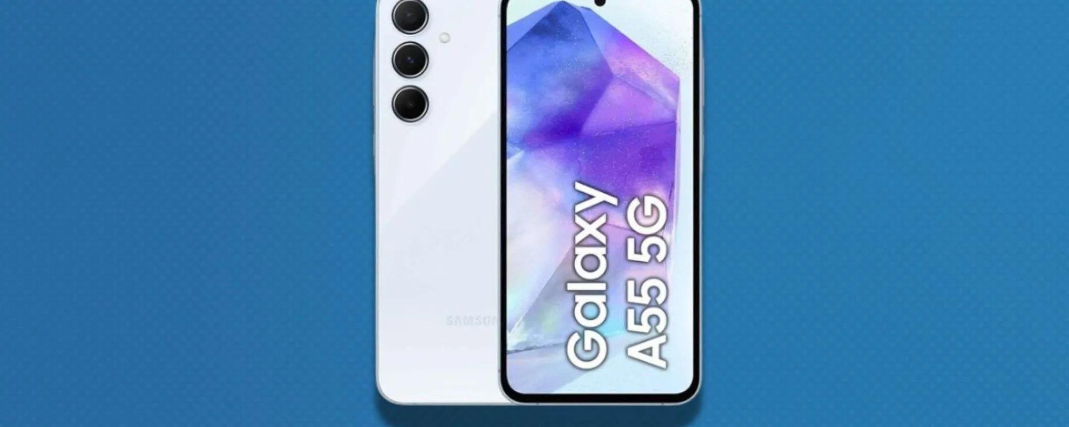 Samsung Galaxy A55 5G, che prezzo! Oggi è tuo a soli 288€ (-36%)