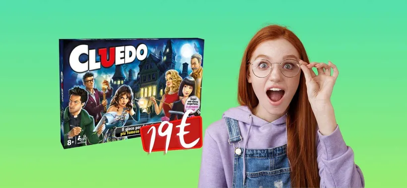 Cluedo: il gioco da tavolo più amato di sempre ora a SOLI 19€