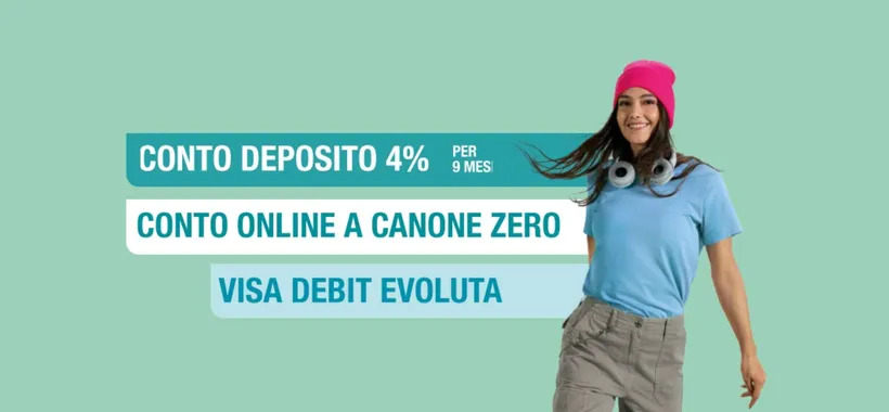 Crédit Agricole: Conto Canone Zero, 4% interessi e Visa evoluta
