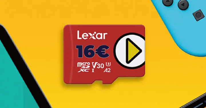MicroSD Lexar 128GB a meno di 20€ è da avere adesso