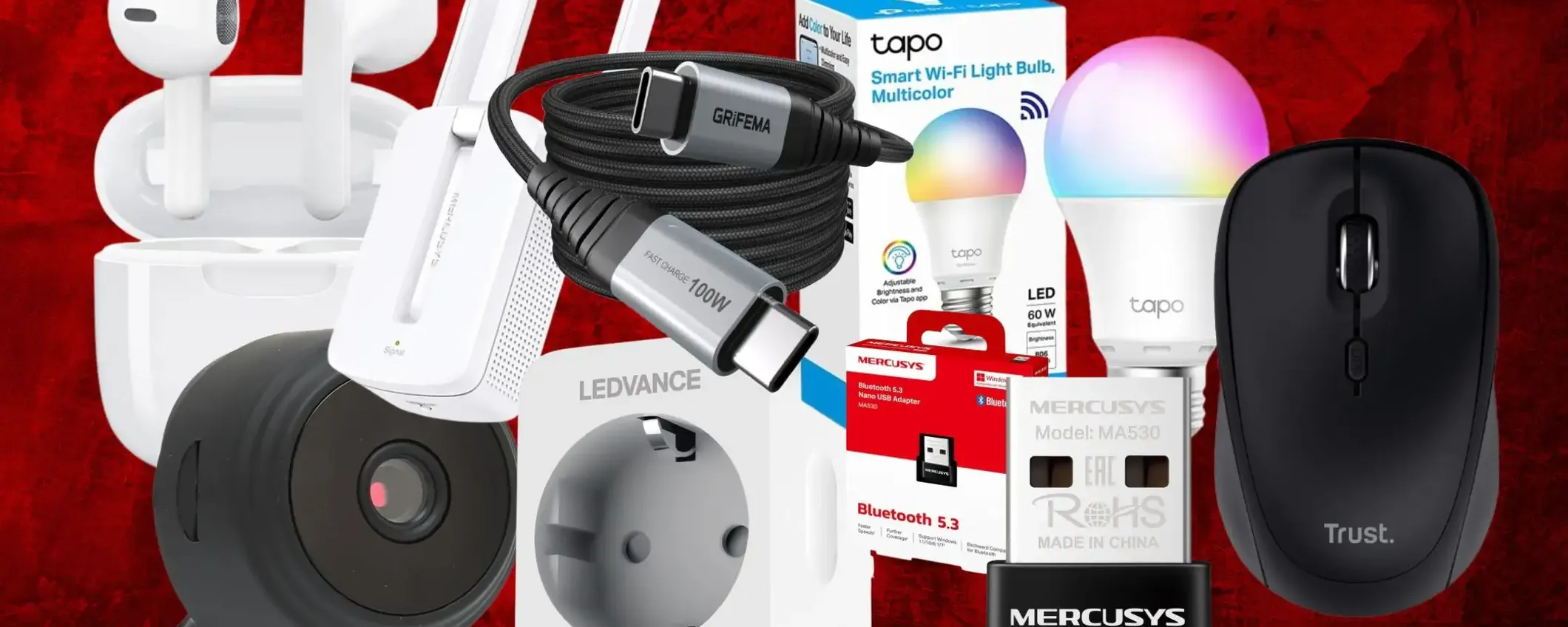 Tecnologia da 4,99€ a 10€ all'Amazon Tech Week: 20 occasioni IMPERDIBILI