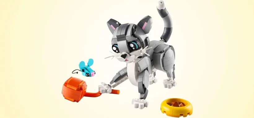 Questo adorabile gattino LEGO 3-in-1 costa POCHISSIMO su Amazon