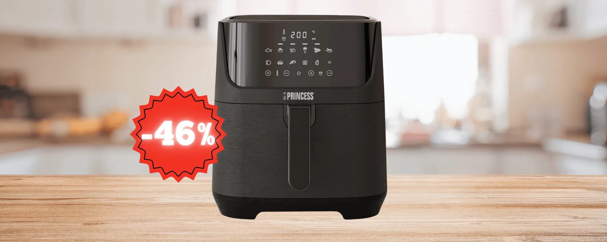 Princess Friggitrice 6,5L: meno consumi, 12 Programmi (affare imperdibile)
