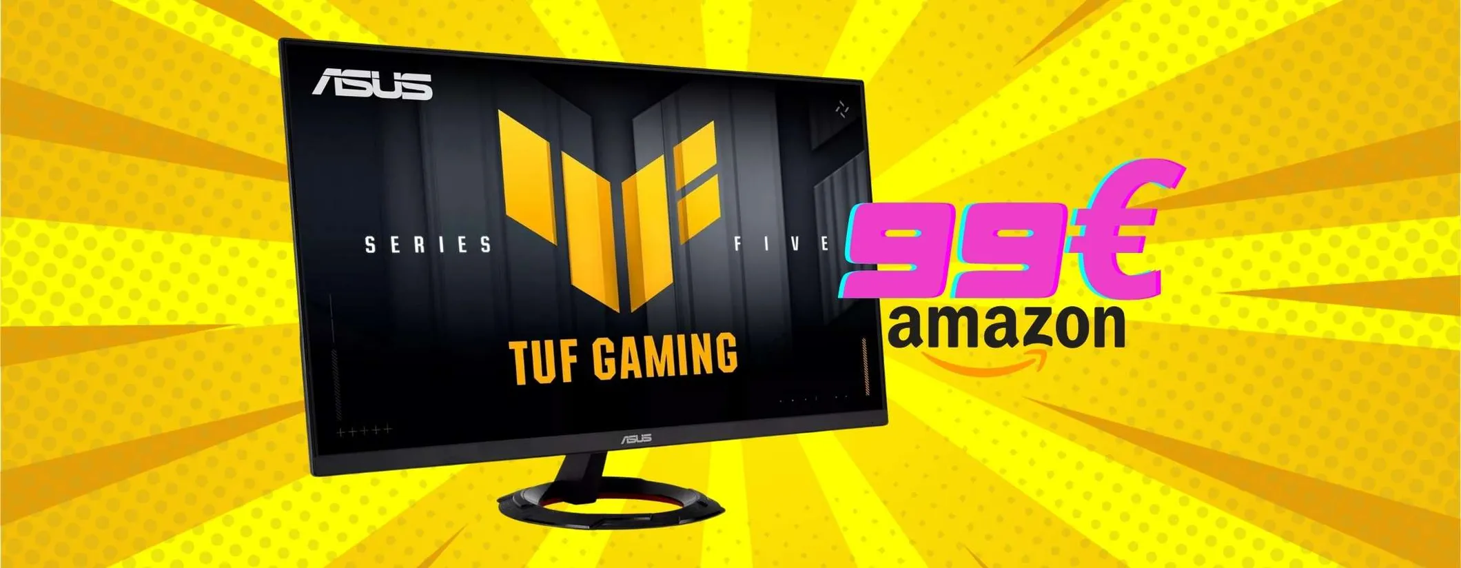 ASUS TUF Gaming: a soli 99€ un monitor da 23,8