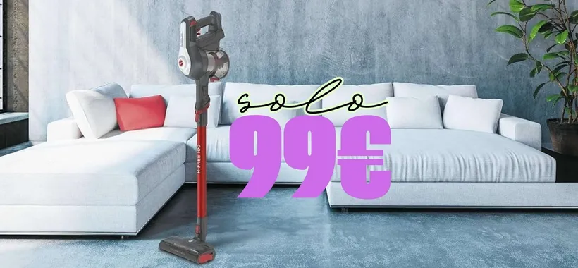 Hoover H-FREE 100: la scopa elettrica economica che non delude (99€)