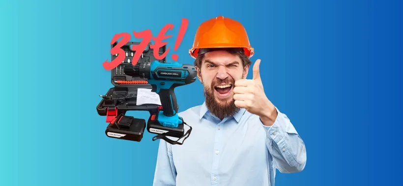 Trapano Avvitatore con Valigetta, Kit e 2 Batterie a soli 37€ su eBay
