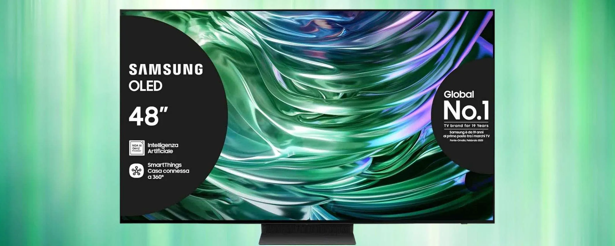 Smart TV Samsung OLED 48 pollici in MEGA SCONTO su Amazon: risparmi 950 euro