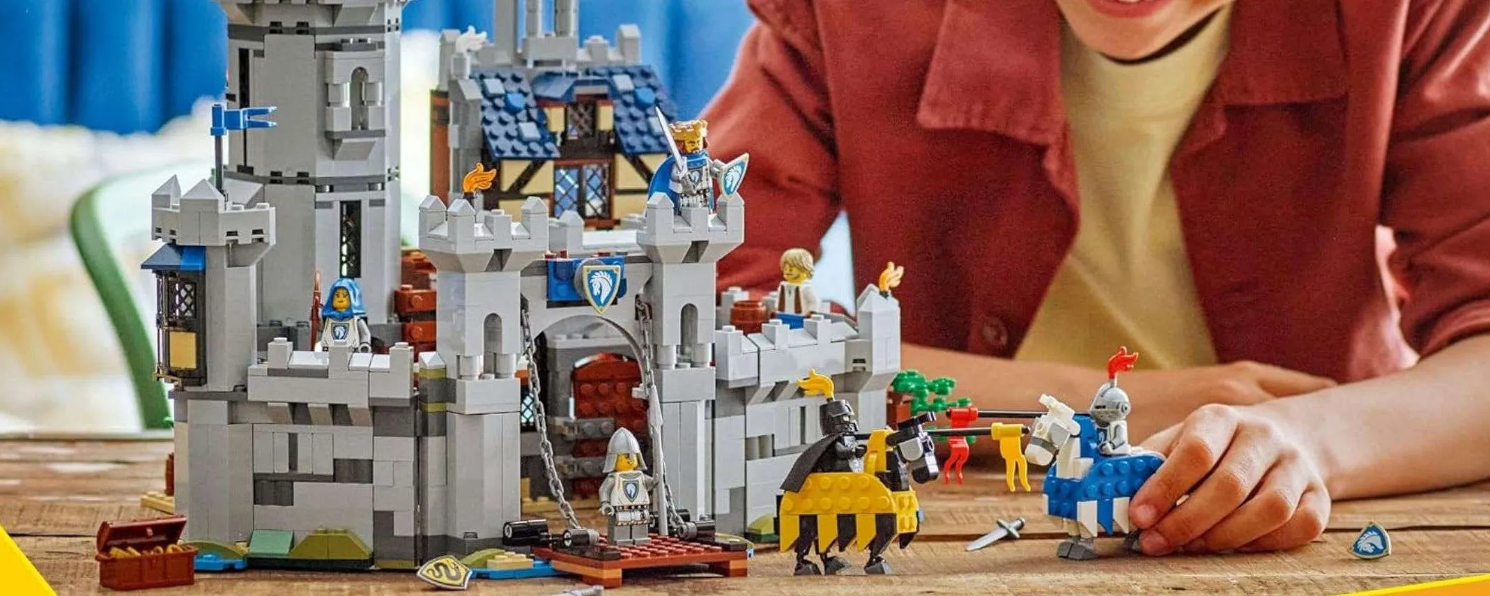 Castello LEGO del Cavaliere Medievale: 3 set in 1 in offerta su Amazon